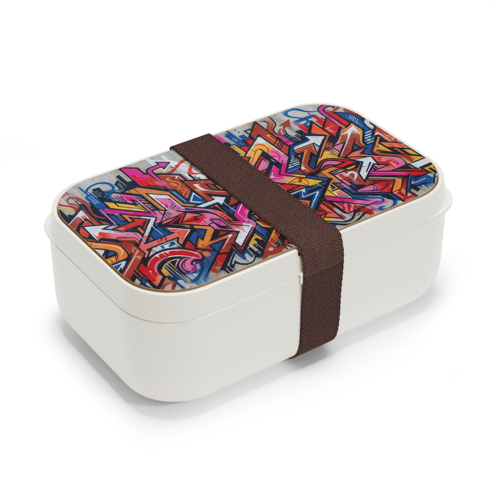 Graffiti Urban Bento Lunch Box – Colorful Street Art Lunch Box