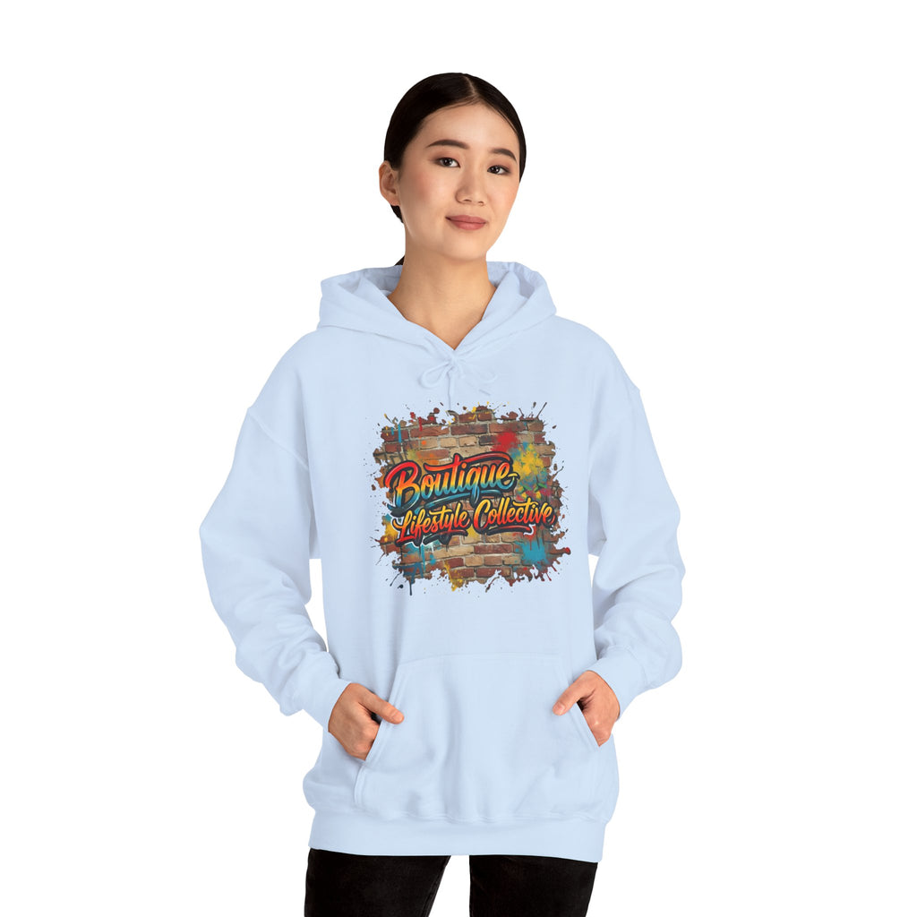 Heavy Blend Hoodie - Boutique Lifestyle Collective Unisex Urban Graffiti Hoodie - Brickworks Design