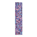 Graffiti Arrow Table Runner — Pink & Purple Street Art Cotton-Poly Blend