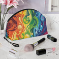 Rainbow Graffiti Makeup Bag | Colorful Cosmetic Pouch