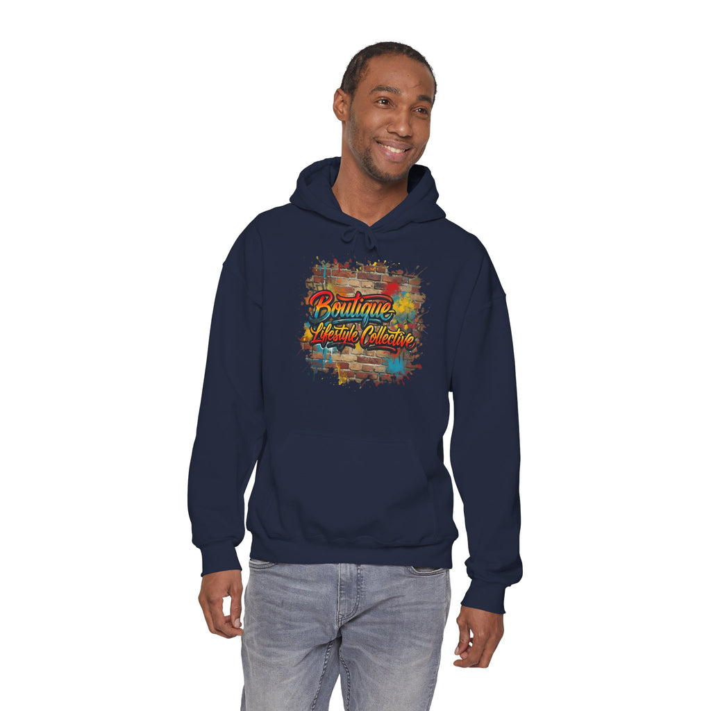 Heavy Blend Hoodie - Boutique Lifestyle Collective Unisex Urban Graffiti Hoodie - Brickworks Design