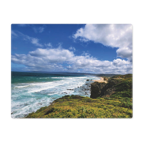 Coastal Cliff Scenic Placemat — Ocean Waves Table Mat