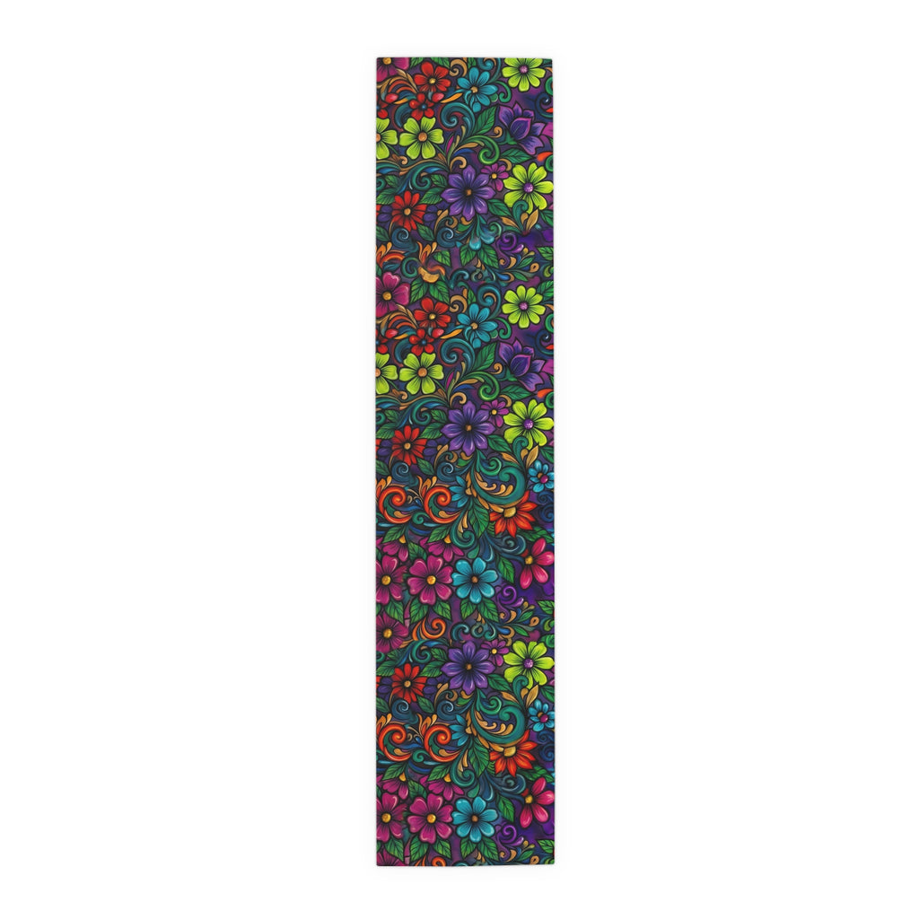 Floral Boho Table Runner
