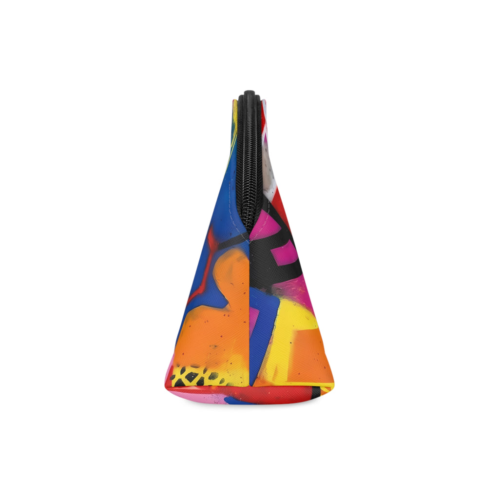 Colorful Graffiti Makeup Bag | Urban Street Art Cosmetic Pouch