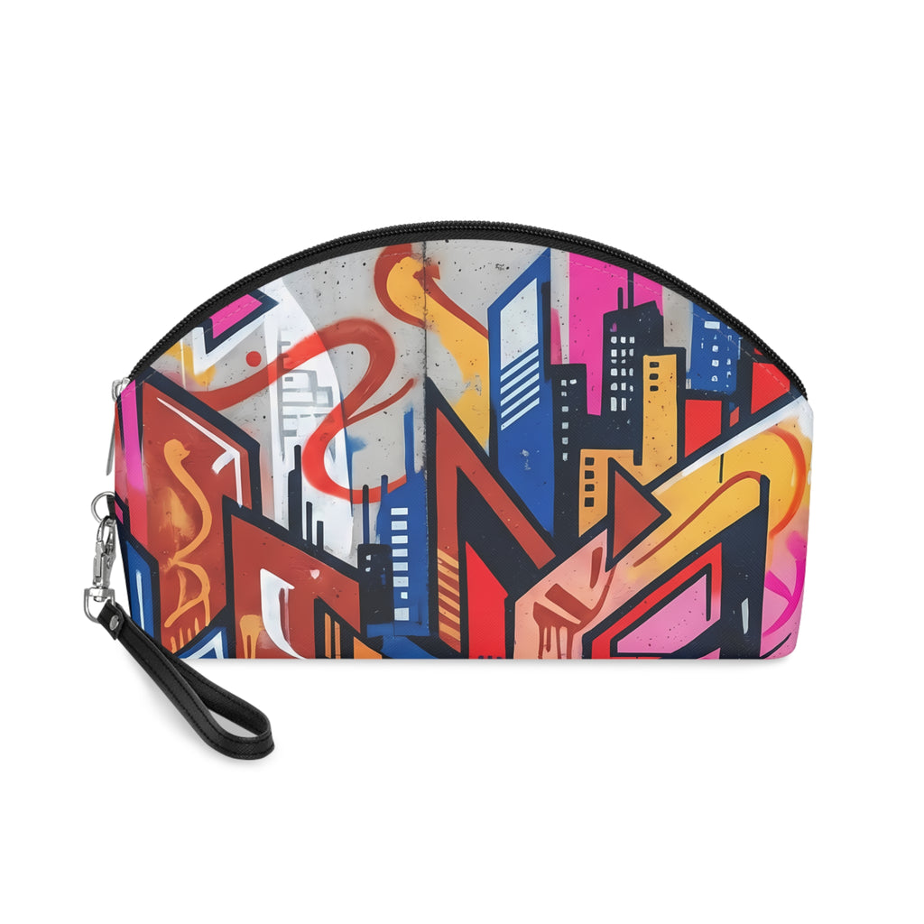 Colorful Graffiti Makeup Bag | Urban Street Art Cosmetic Pouch