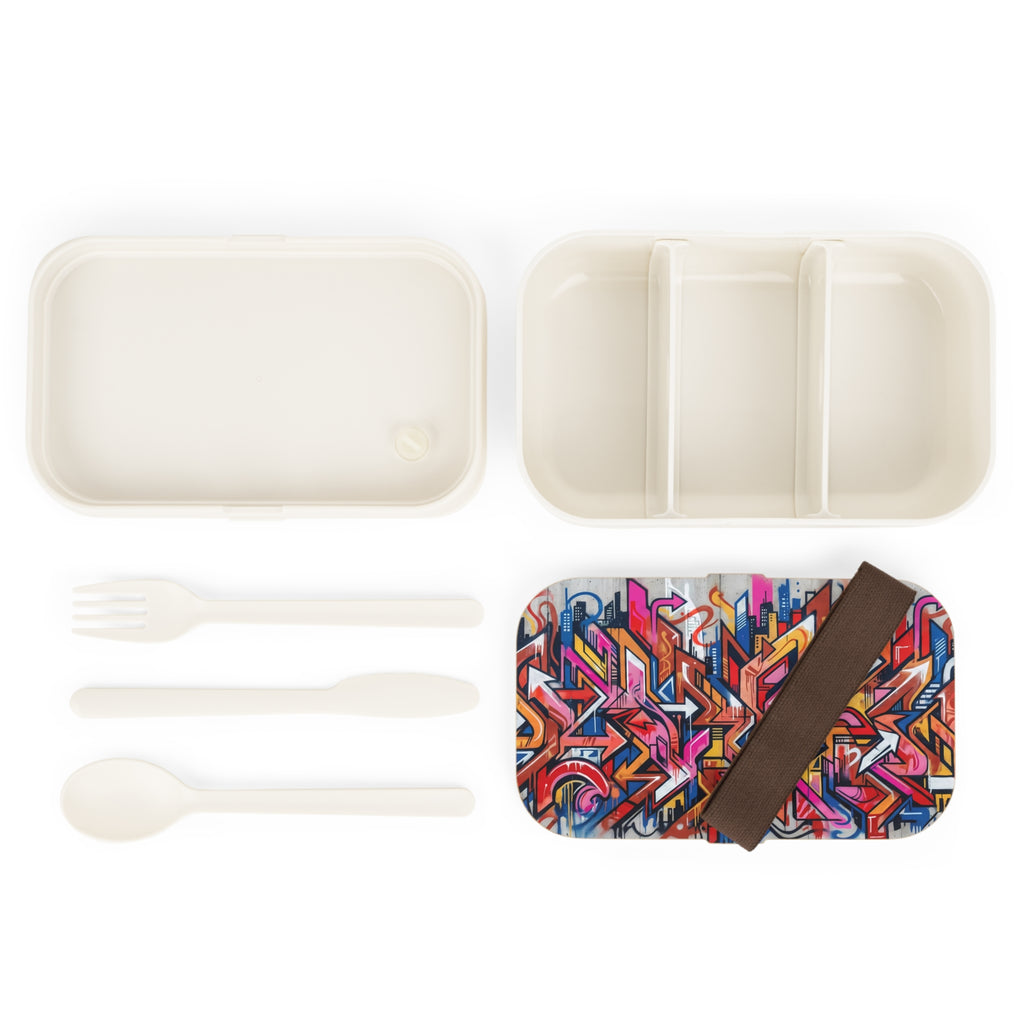 Graffiti Urban Bento Lunch Box – Colorful Street Art Lunch Box