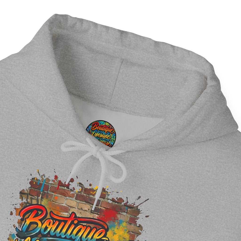 Heavy Blend Hoodie - Boutique Lifestyle Collective Unisex Urban Graffiti Hoodie - Brickworks Design