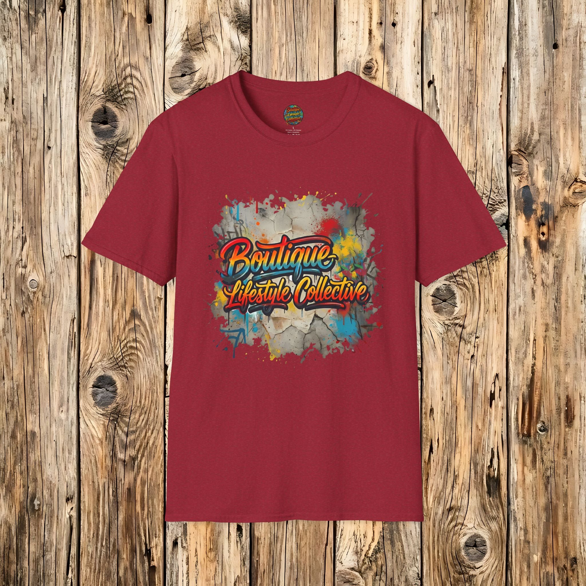 Soft Cotton Tee - Boutique Lifestyle Collective Unisex Urban Graffiti T-Shirt - Foundation Flare Design