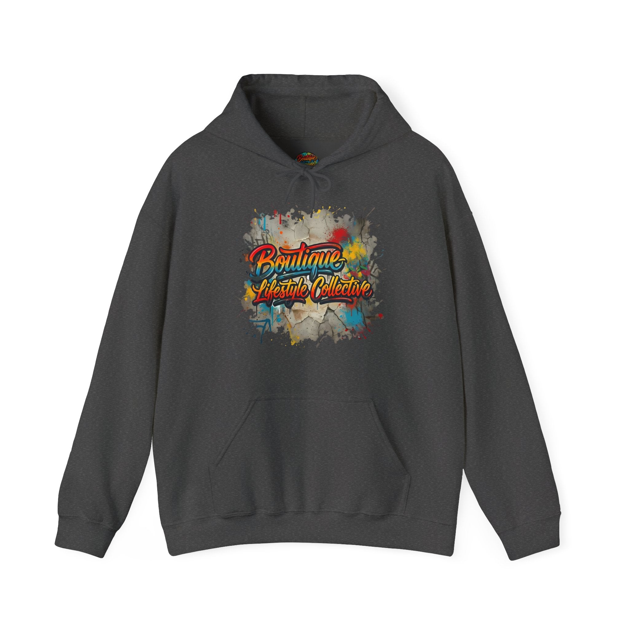 Heavy Blend Hoodie - Boutique Lifestyle Collective Unisex Urban Graffiti Hoodie - Foundation Flare Design