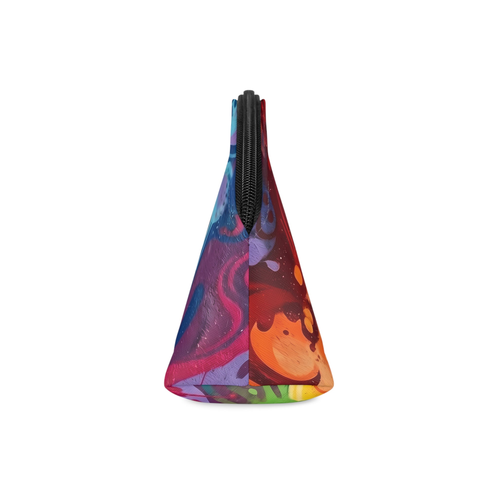 Rainbow Graffiti Makeup Bag | Colorful Cosmetic Pouch