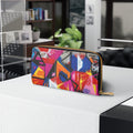 Colorful Geometric Graffiti Zipper Wallet | Street Art Purse