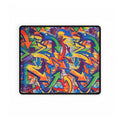 Graffiti Arrow Desk Mat — Large Colorful Gaming/Office Mouse Pad
