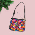 Colorful Graffit Art Shoulder Bag | Abstract Mosaic Urban Art Hand Bag