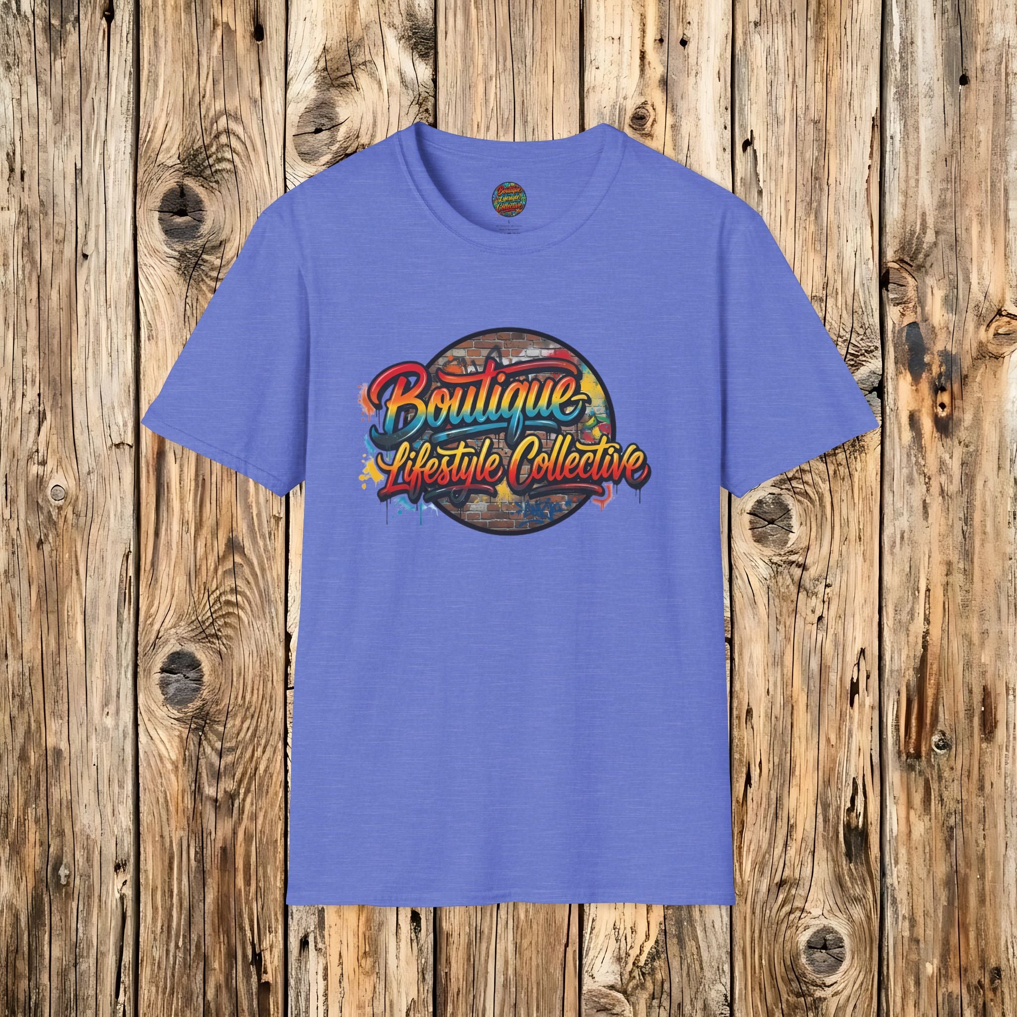 Soft Cotton Tee - Boutique Lifestyle Collective Unisex Urban Graffiti T-Shirt - Portal Design