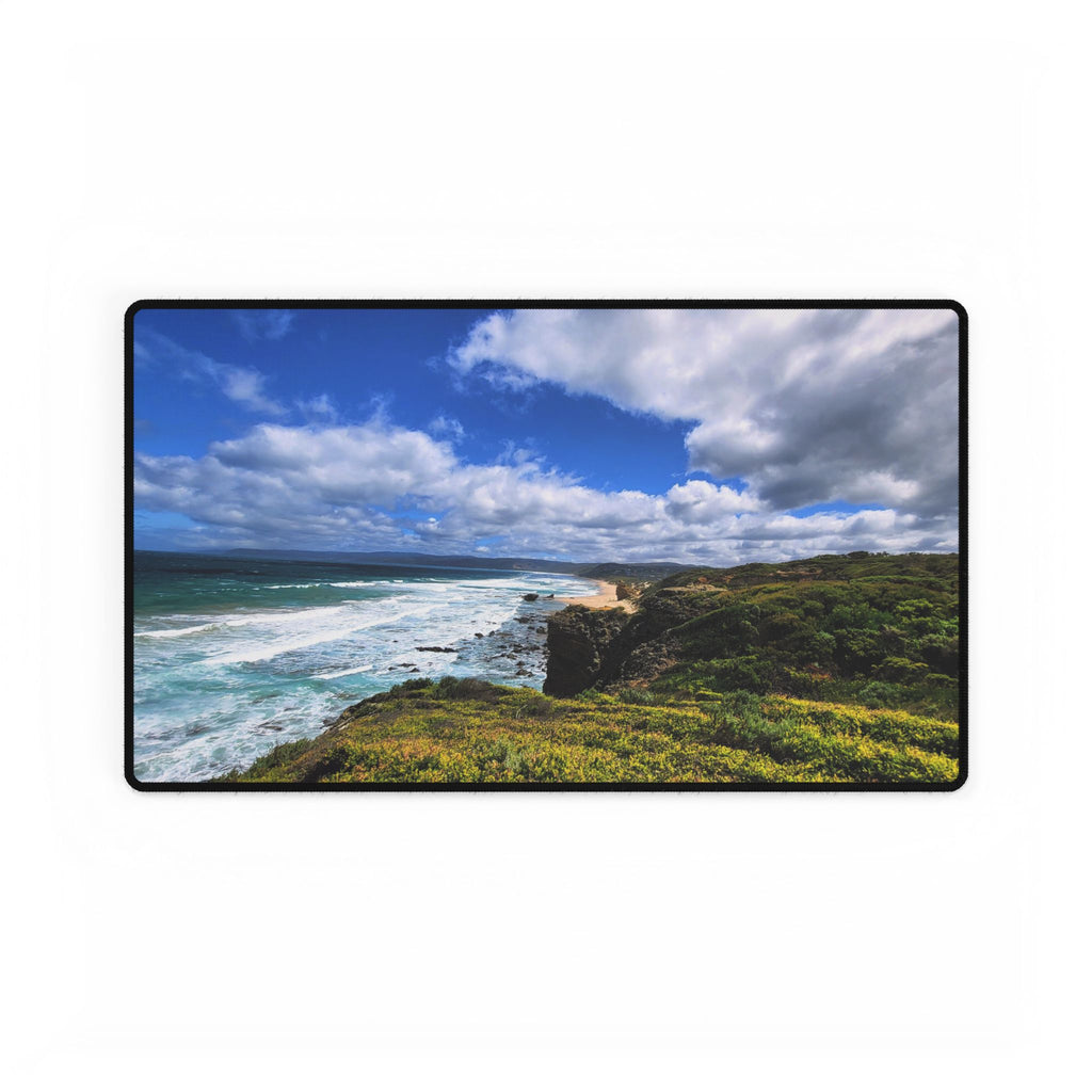 Philip Island Coastline Desk Mat — Coastal Rugged Seascape Mouse Pad