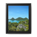 Framed Matte Canvas Thailand Island Paradise - Tropical Wall Art