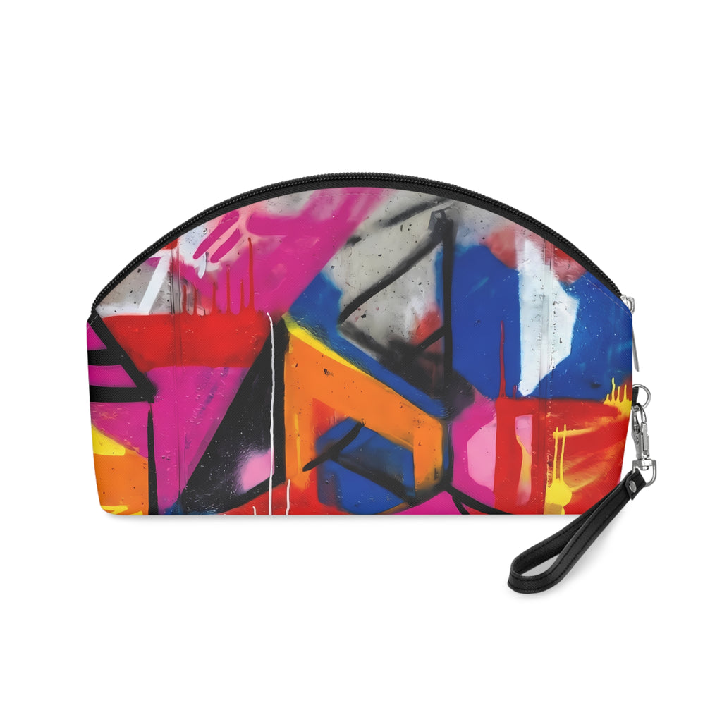 Colorful Graffiti Makeup Bag | Urban Street Art Cosmetic Pouch