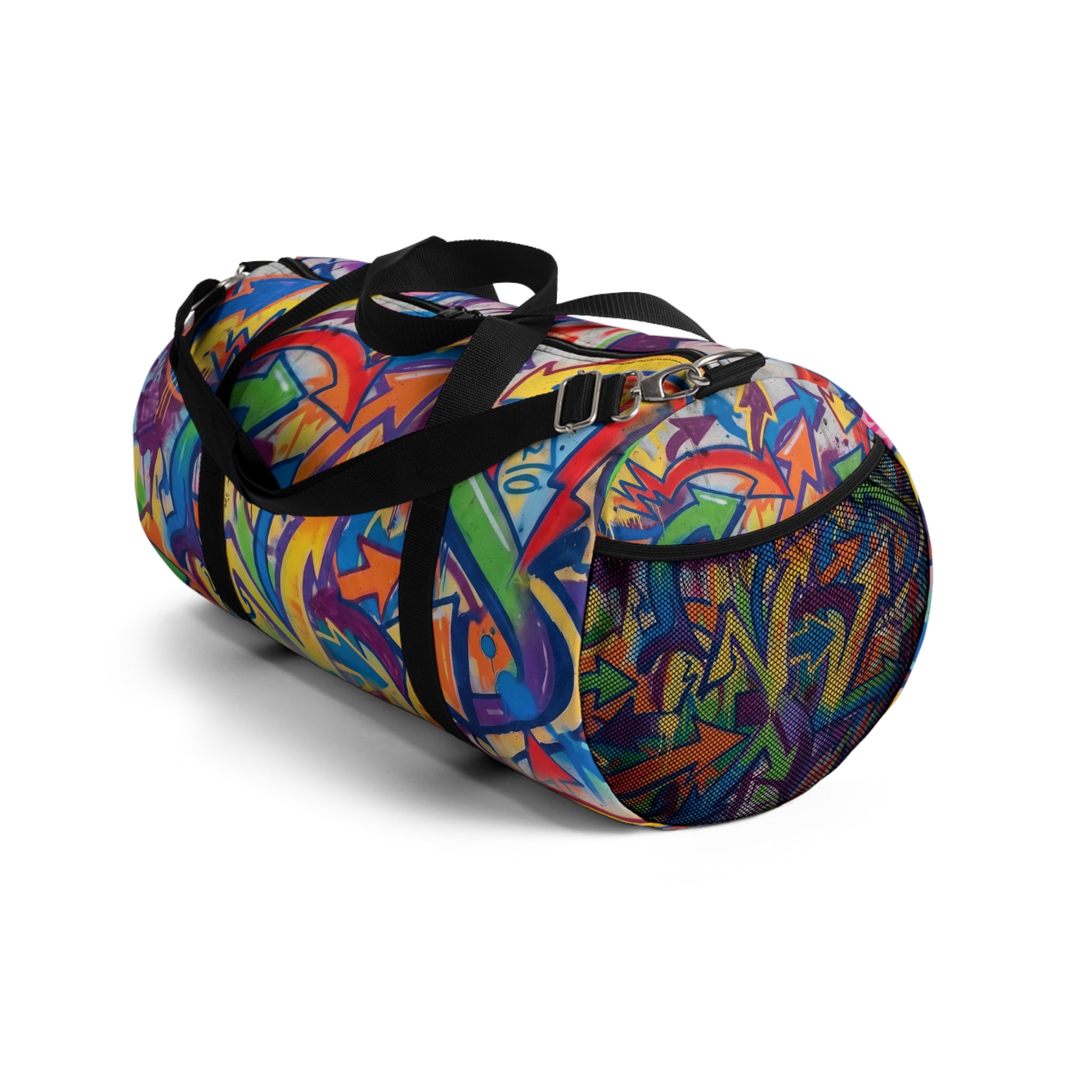 Graffiti Street Art Duffel Bag — Colorful Urban Travel Gym Bag
