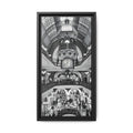 Framed Matte Canvas Sydney Arcade - Black & White Wall Art