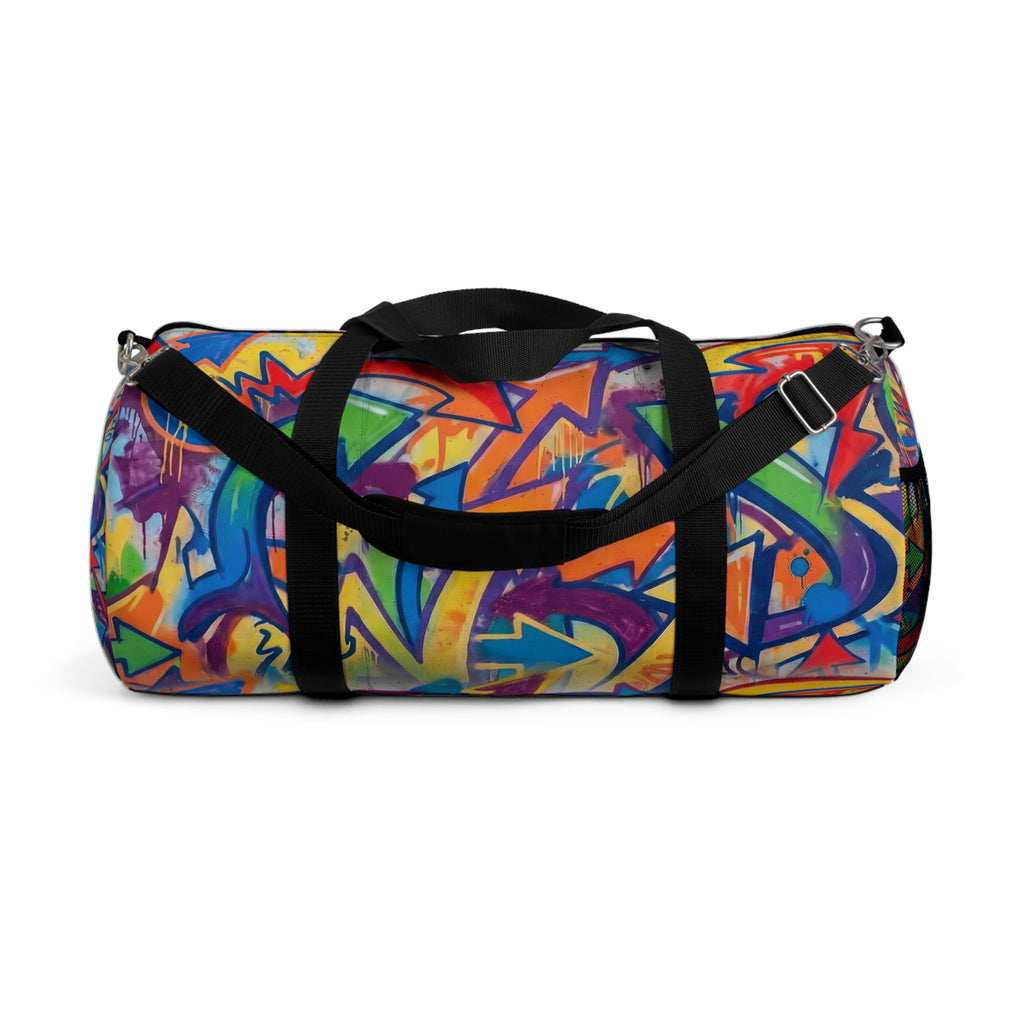 Graffiti Street Art Duffel Bag — Colorful Urban Travel Gym Bag