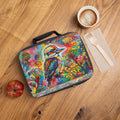 Kookaburra Graffiti Lunch Bag — Colorful Wildlife Cooler Tote