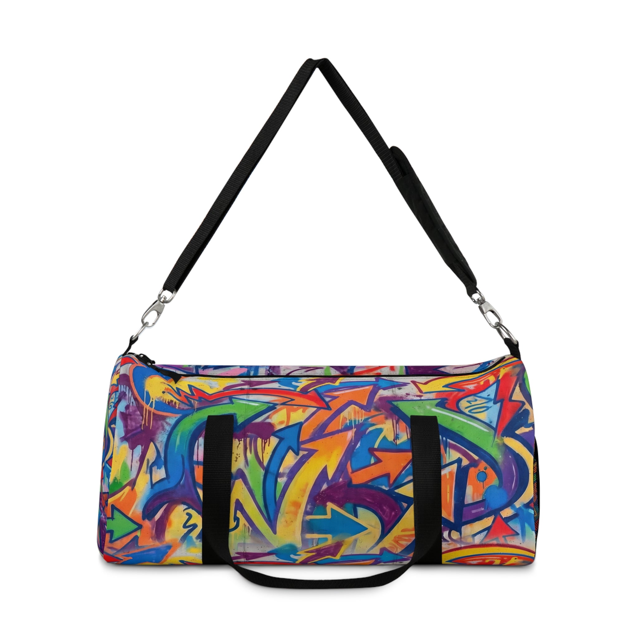 Graffiti Street Art Duffel Bag — Colorful Urban Travel Gym Bag