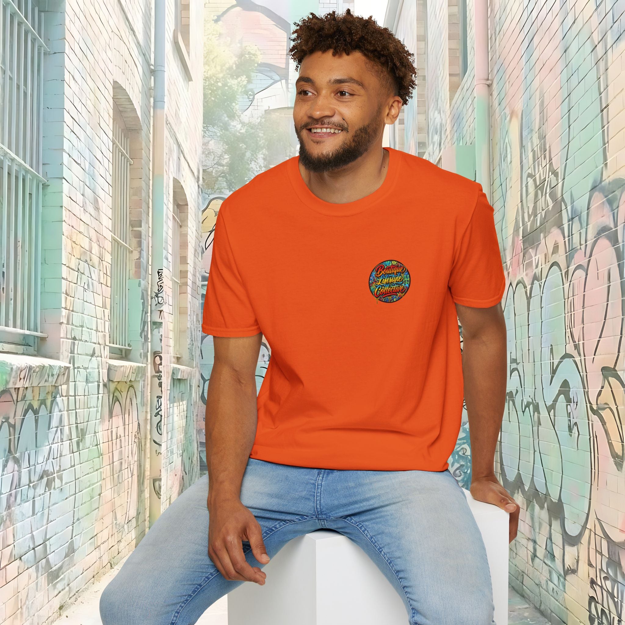 Soft Cotton Tee - Boutique Lifestyle Collective Unisex Urban Graffiti T-Shirt - Original Design