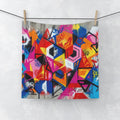 Face Towel - Vibrant Graffiti Street Art Design