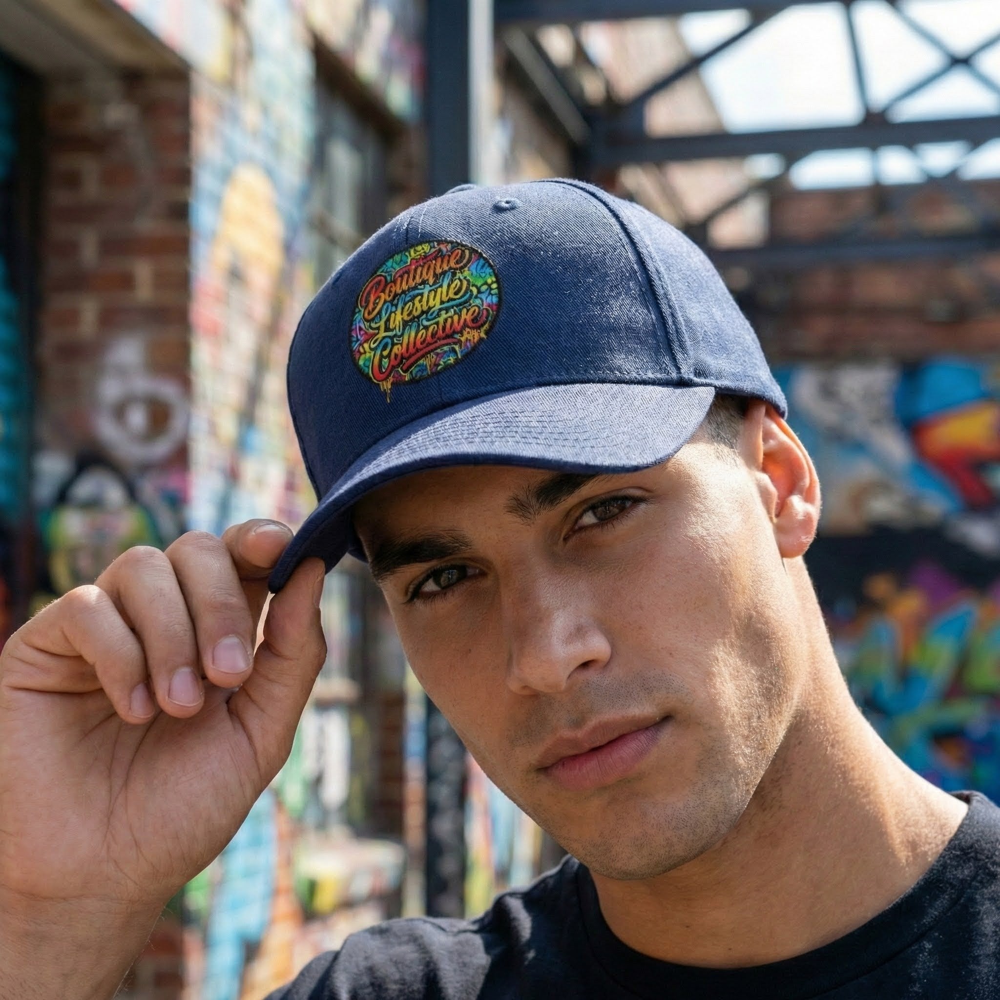 Boutique Lifestyle Collective Graffiti Baseball Cap - Original Design