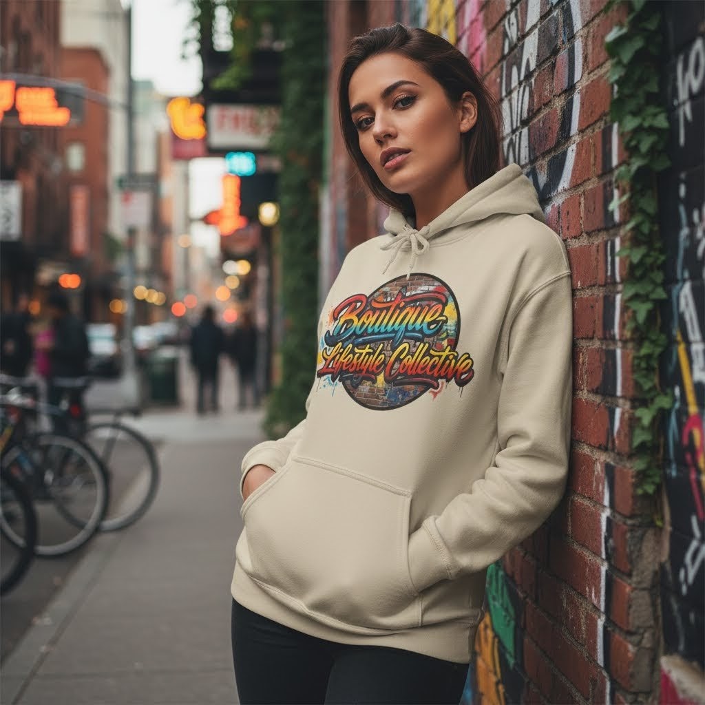 Heavy Blend Hoodie - Boutique Lifestyle Collective Unisex Urban Graffiti Hoodie - Portal Design