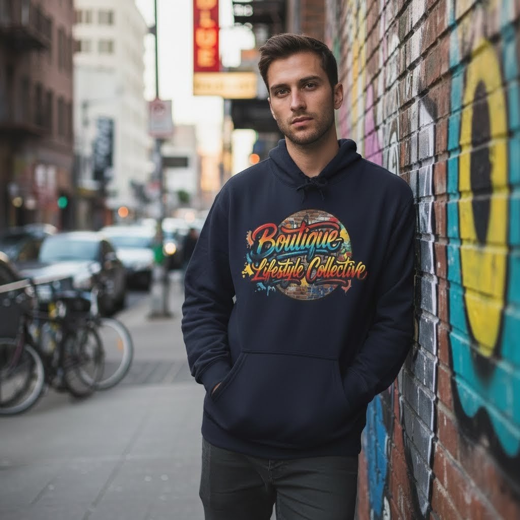 Heavy Blend Hoodie - Boutique Lifestyle Collective Unisex Urban Graffiti Hoodie - Portal Design