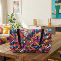 Colorful Urban Graffiti Weekender Tote Bag | Street Art Pattern