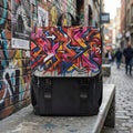 Graffiti Street Art Backpack — Colorful Urban Shoulder Backpack