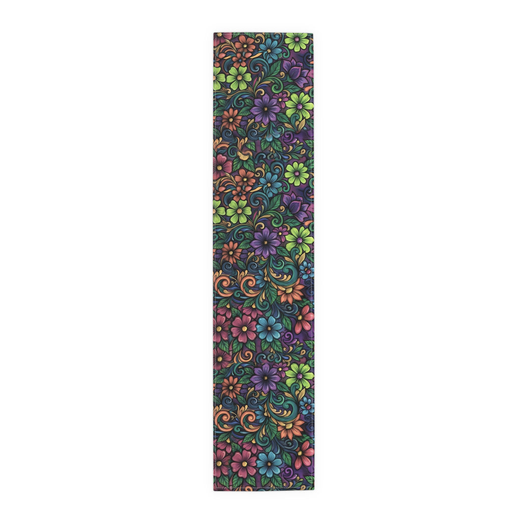Floral Boho Table Runner