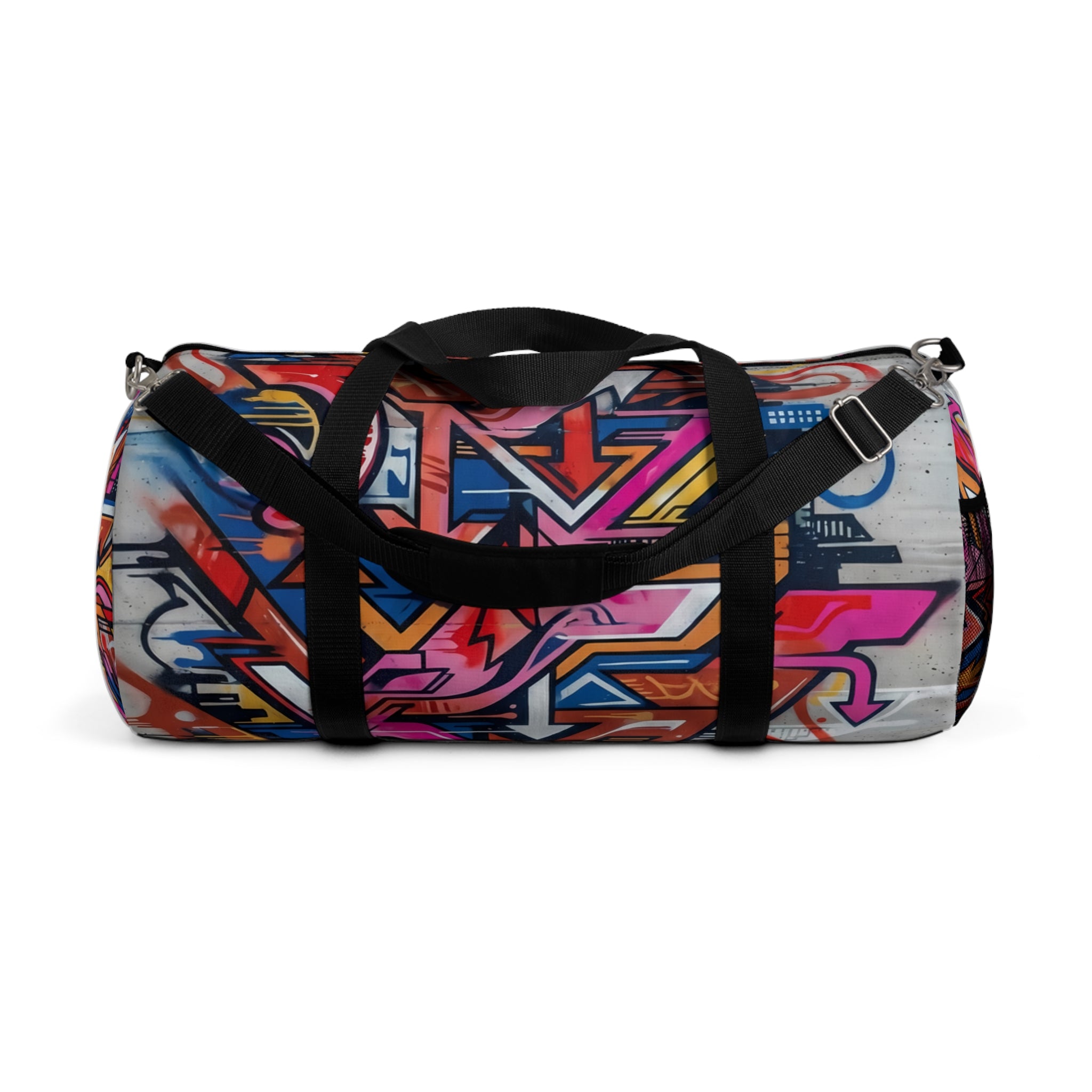 Graffiti Covered Duffel Bag – Urban Streetwear Travel Bag