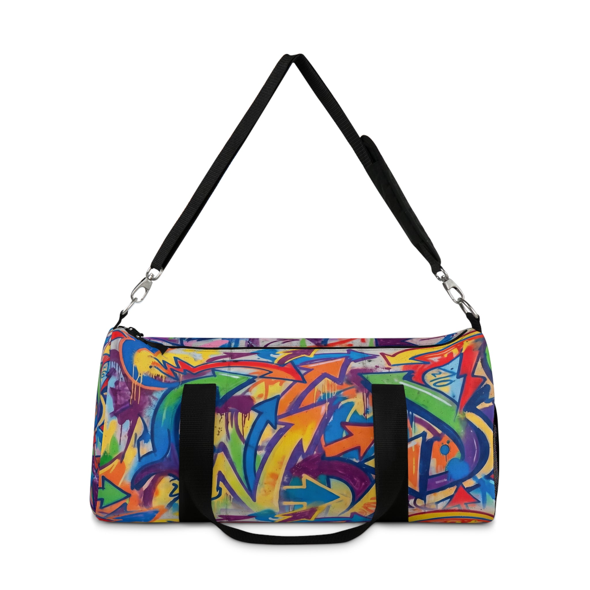 Graffiti Street Art Duffel Bag — Colorful Urban Travel Gym Bag
