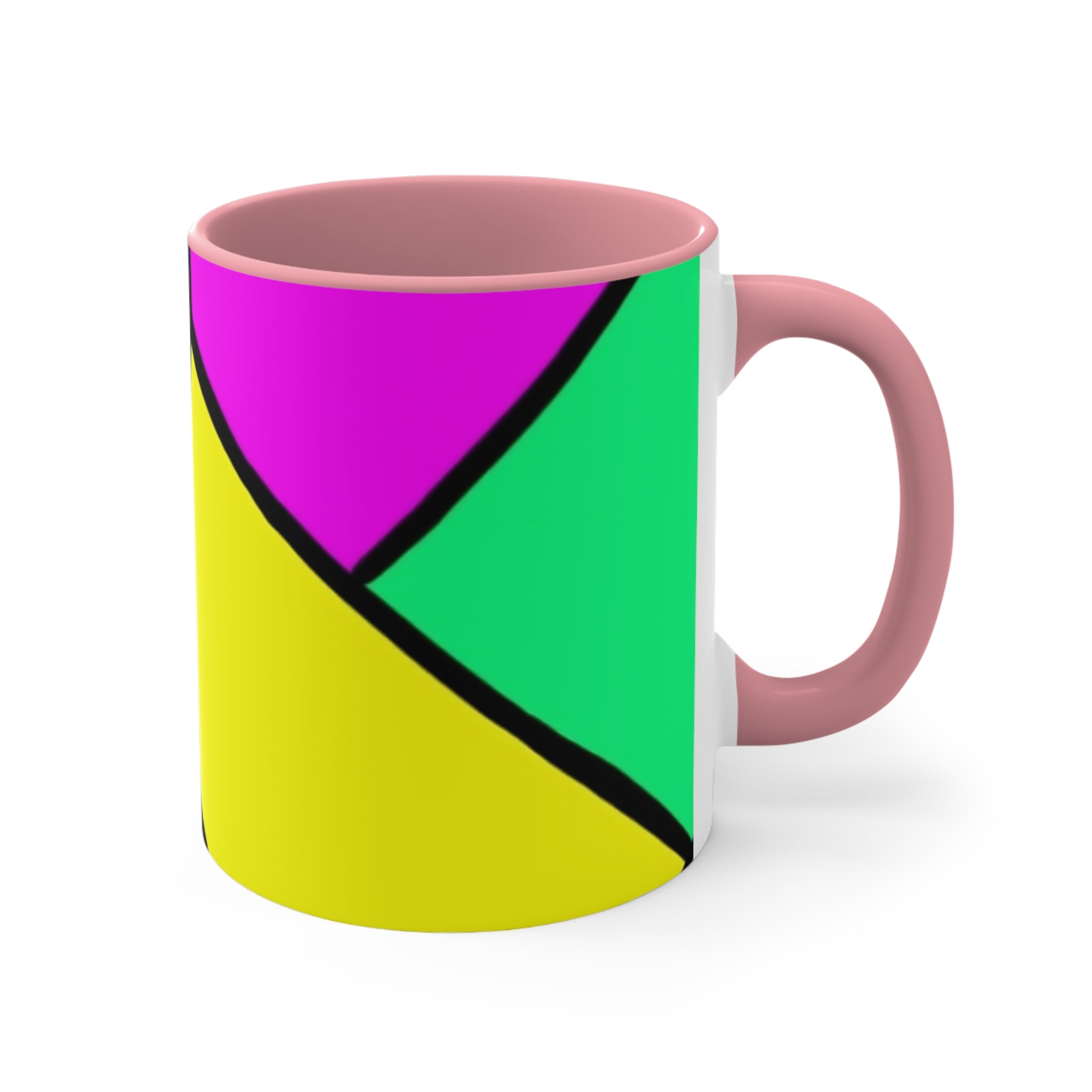 Ceramic Coffee Mug 11oz - Colorful Abstract Pattern