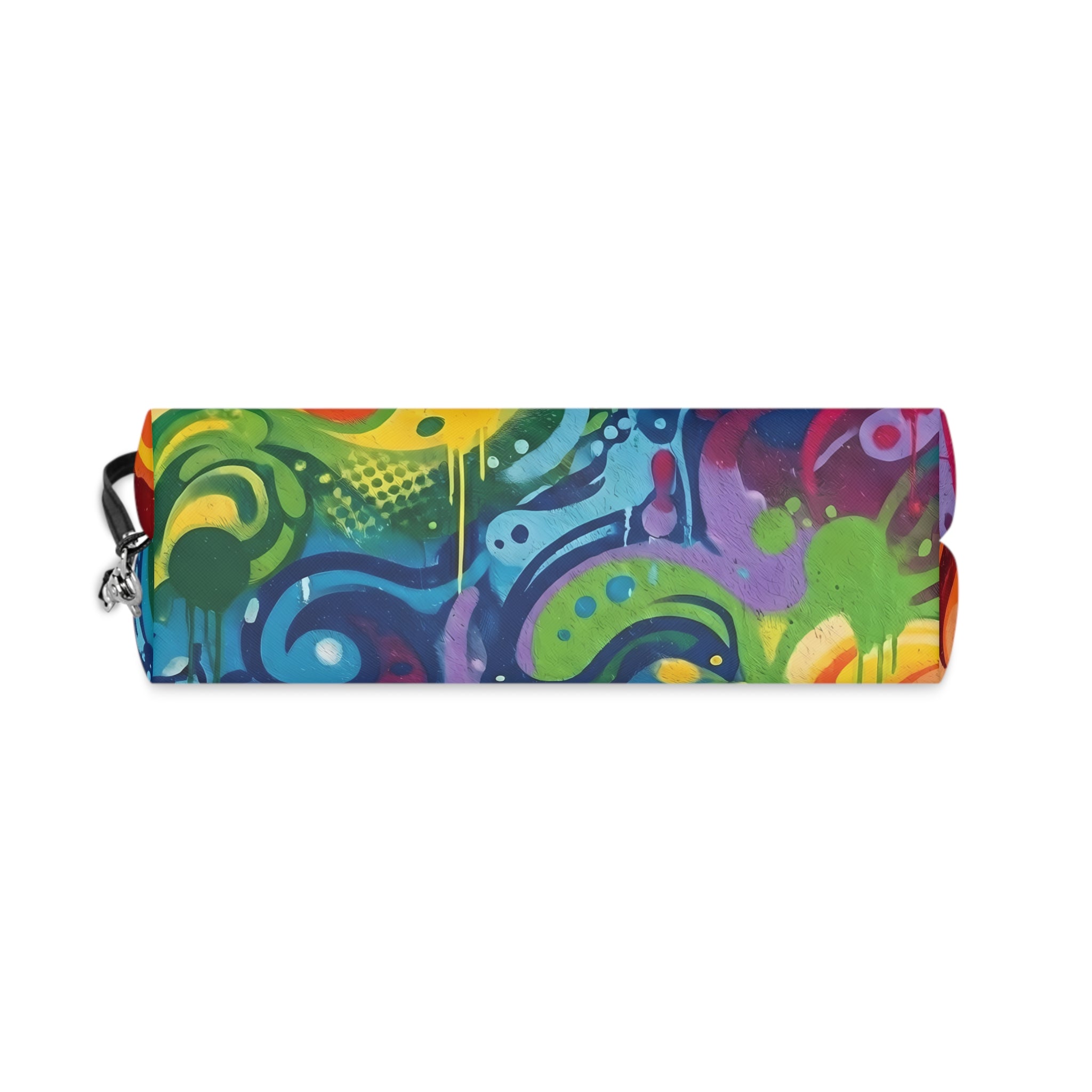 Rainbow Graffiti Makeup Bag | Colorful Cosmetic Pouch