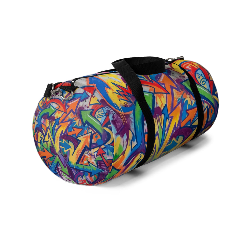 Graffiti Street Art Duffel Bag — Colorful Urban Travel Gym Bag