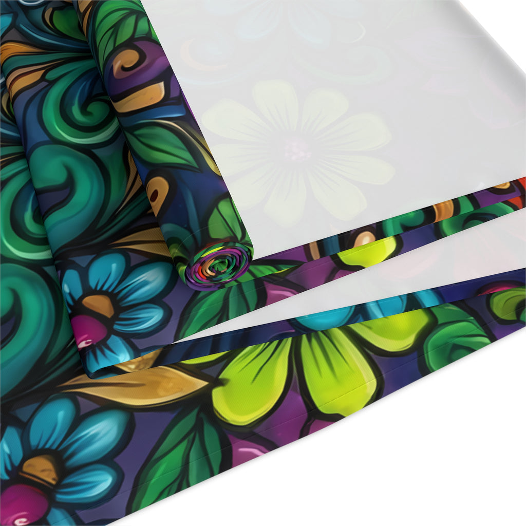 Floral Boho Table Runner