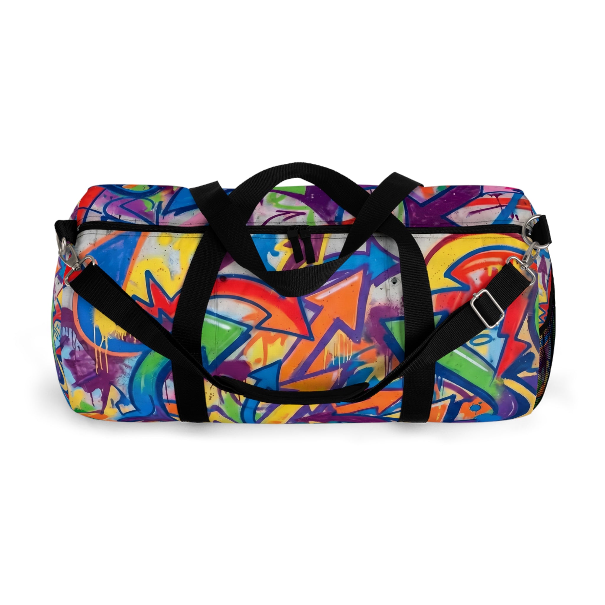 Graffiti Street Art Duffel Bag — Colorful Urban Travel Gym Bag