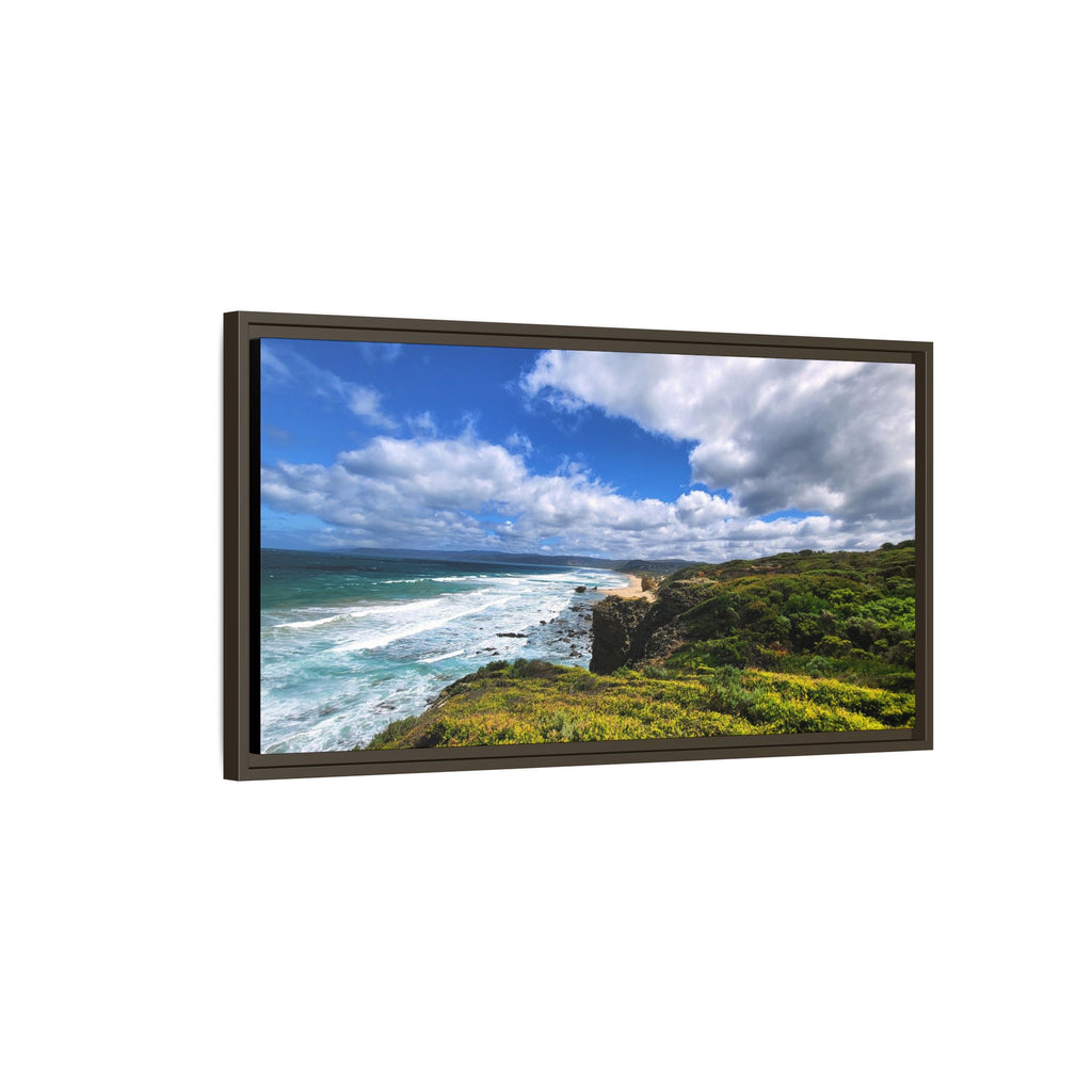 Framed Matte Canvas Philip Island Coastline - Seascape Wall Art