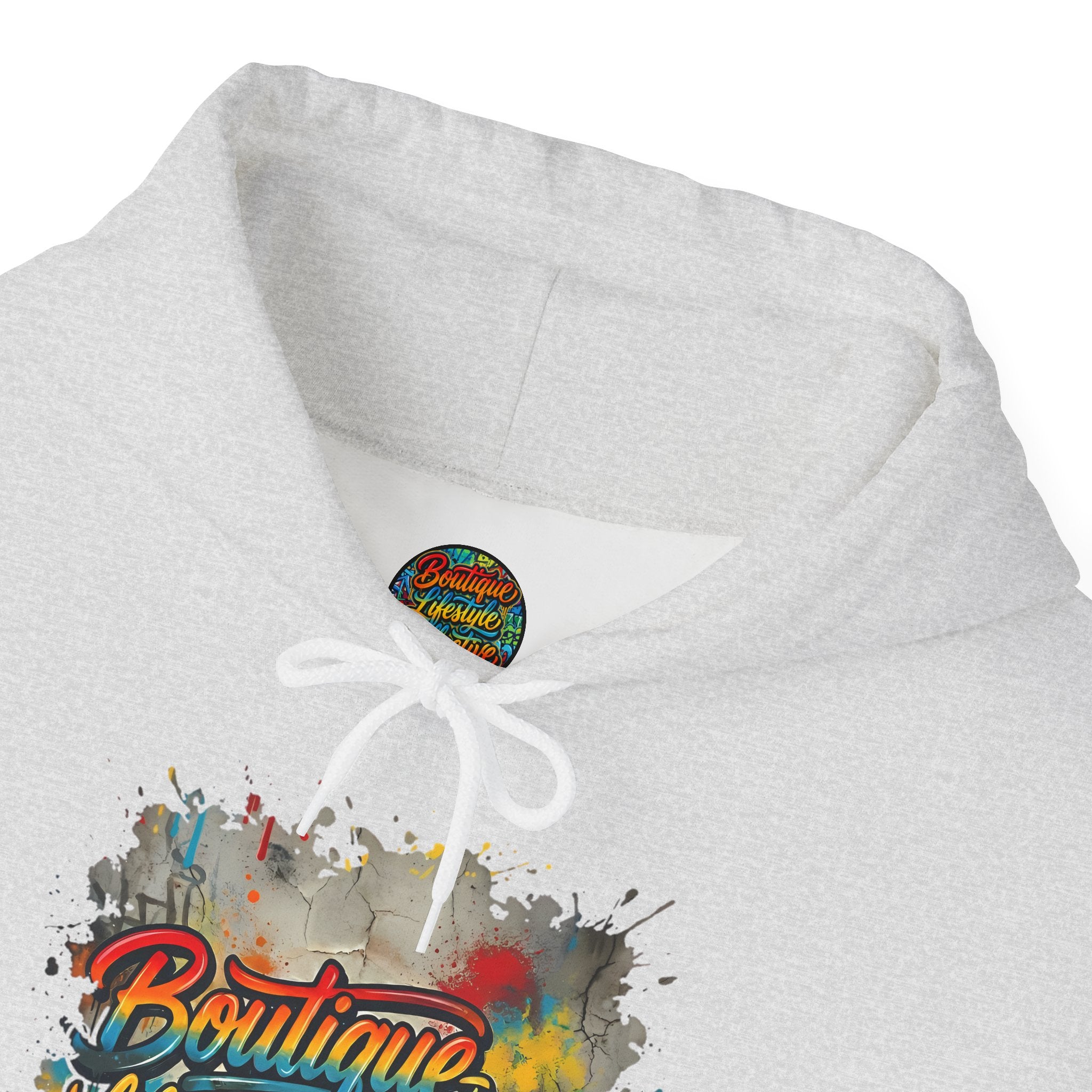 Heavy Blend Hoodie - Boutique Lifestyle Collective Unisex Urban Graffiti Hoodie - Foundation Flare Design