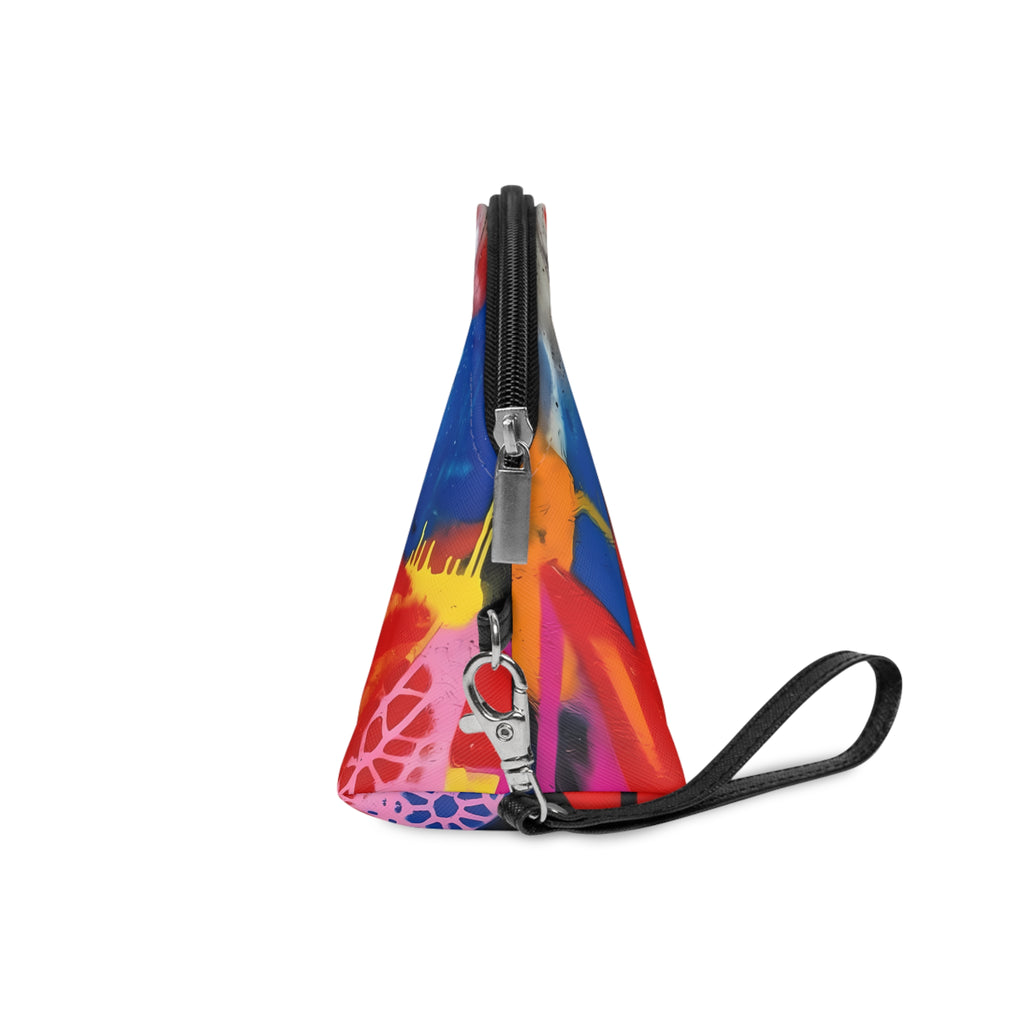 Colorful Graffiti Makeup Bag | Urban Street Art Cosmetic Pouch