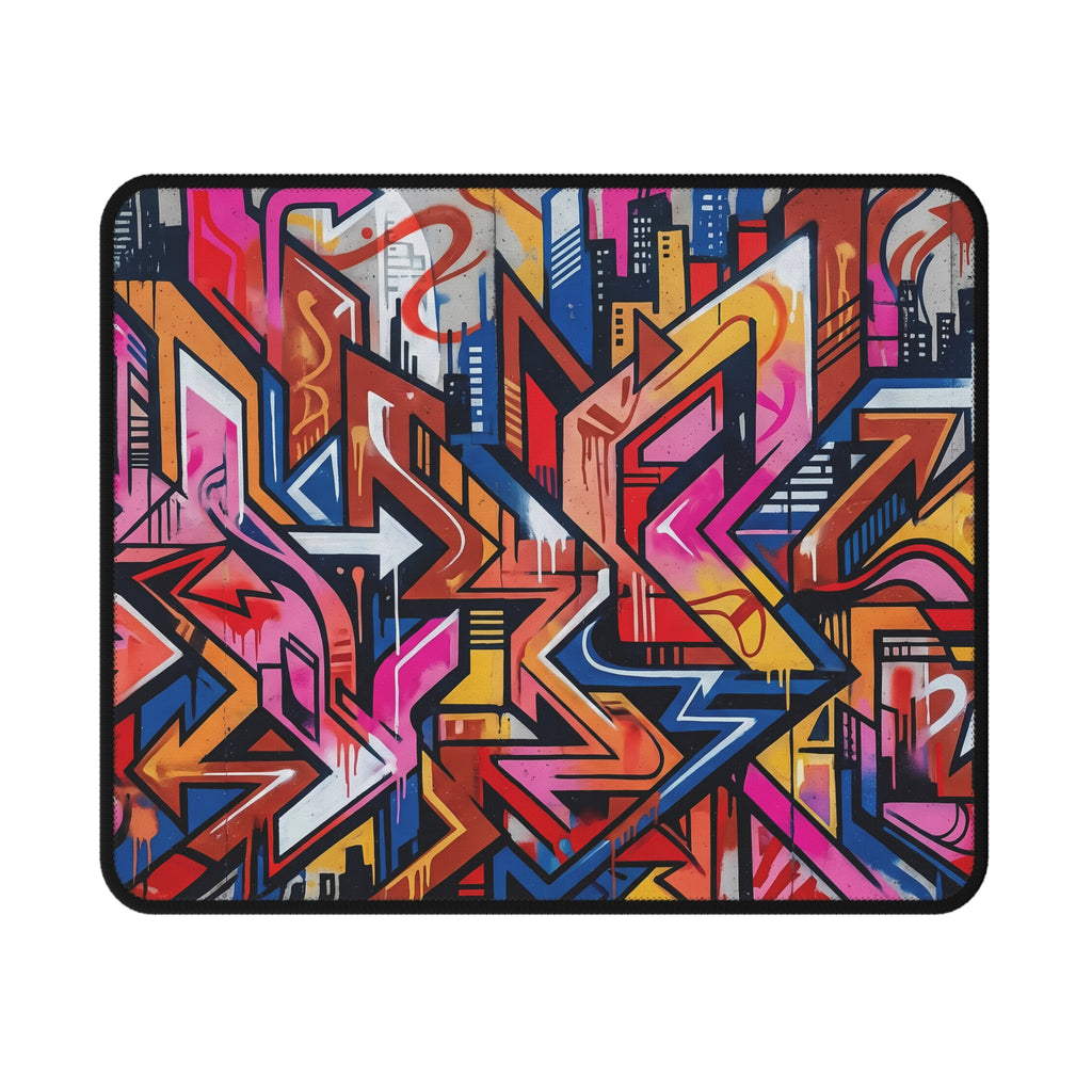 Graffiti Street Art Mouse Pad — Non‑Slip Gaming Desk Mat