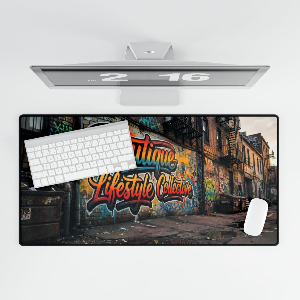 Boutique Lifestyle Collective Graffiti Desk Mat — Gaming & Office Mousepad