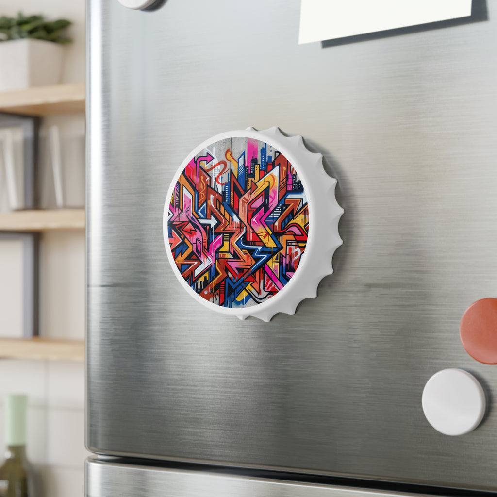 Graffiti Urban Bottle Opener — Colorful Street Art Cap Opener