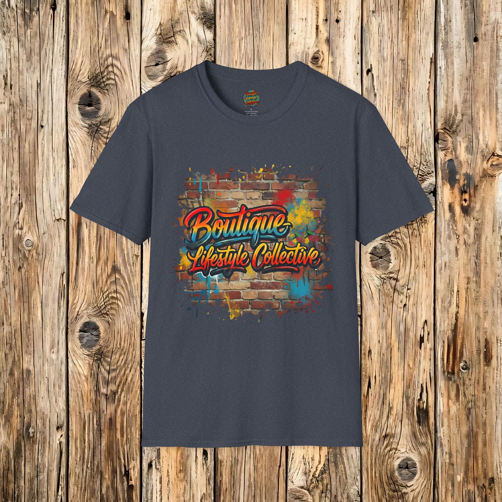 Soft Cotton Tee - Boutique Lifestyle Collective Unisex Urban Graffiti T-Shirt - Brickworks Design