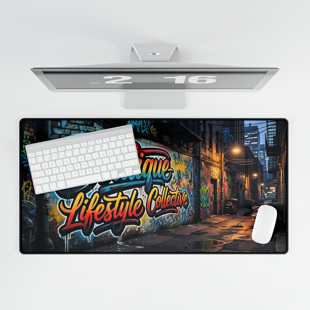 Boutique Lifestyle Collective Graffiti Desk Mat — Gaming & Office Mousepad