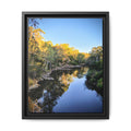 Framed Matte Canvas - Yarra River Sunset Wall Art